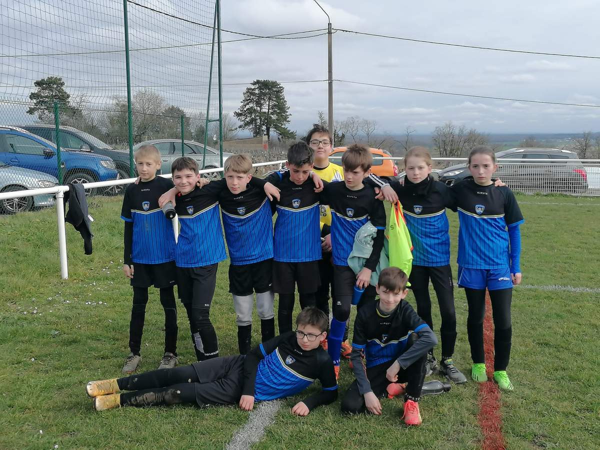 Actualité Les U13B en photos club Football Joncy Salornay Val de