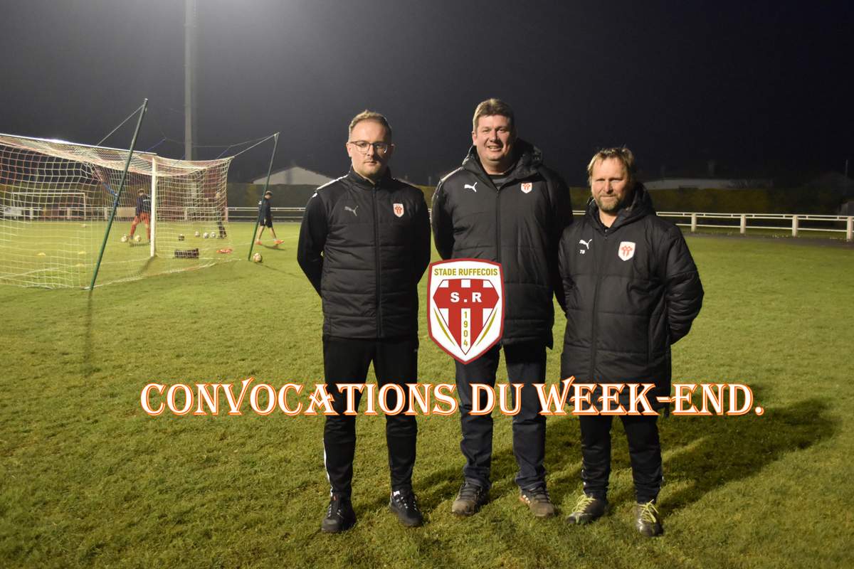 Actualit Compositions D Quipes Club Football Stade Ruffecois