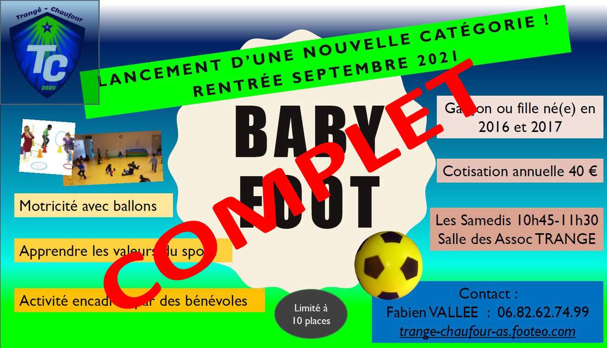 Actualité La section Baby Foot est complète pour club Football