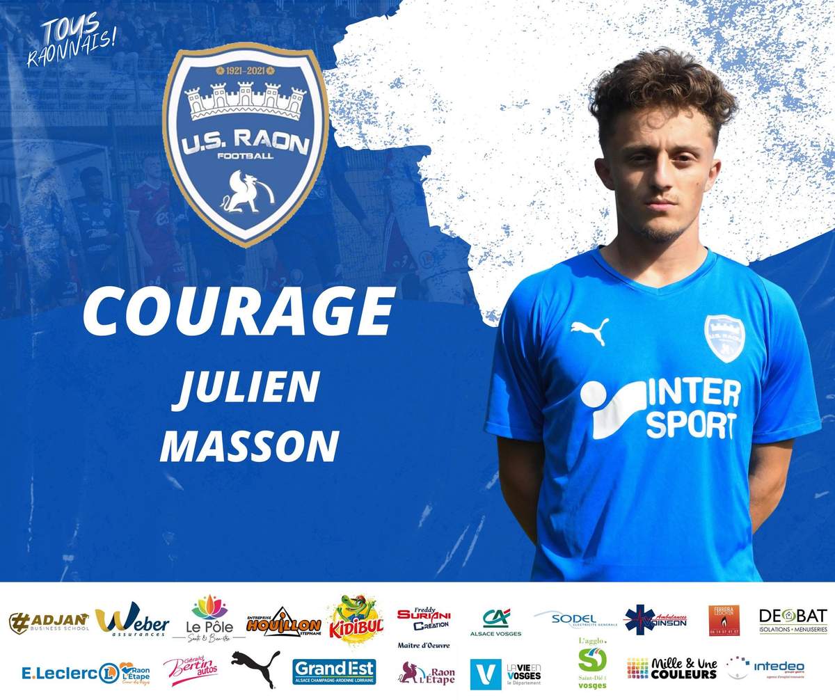 Actualité COURAGE JULIEN MASSON club Football UNION SPORTIVE