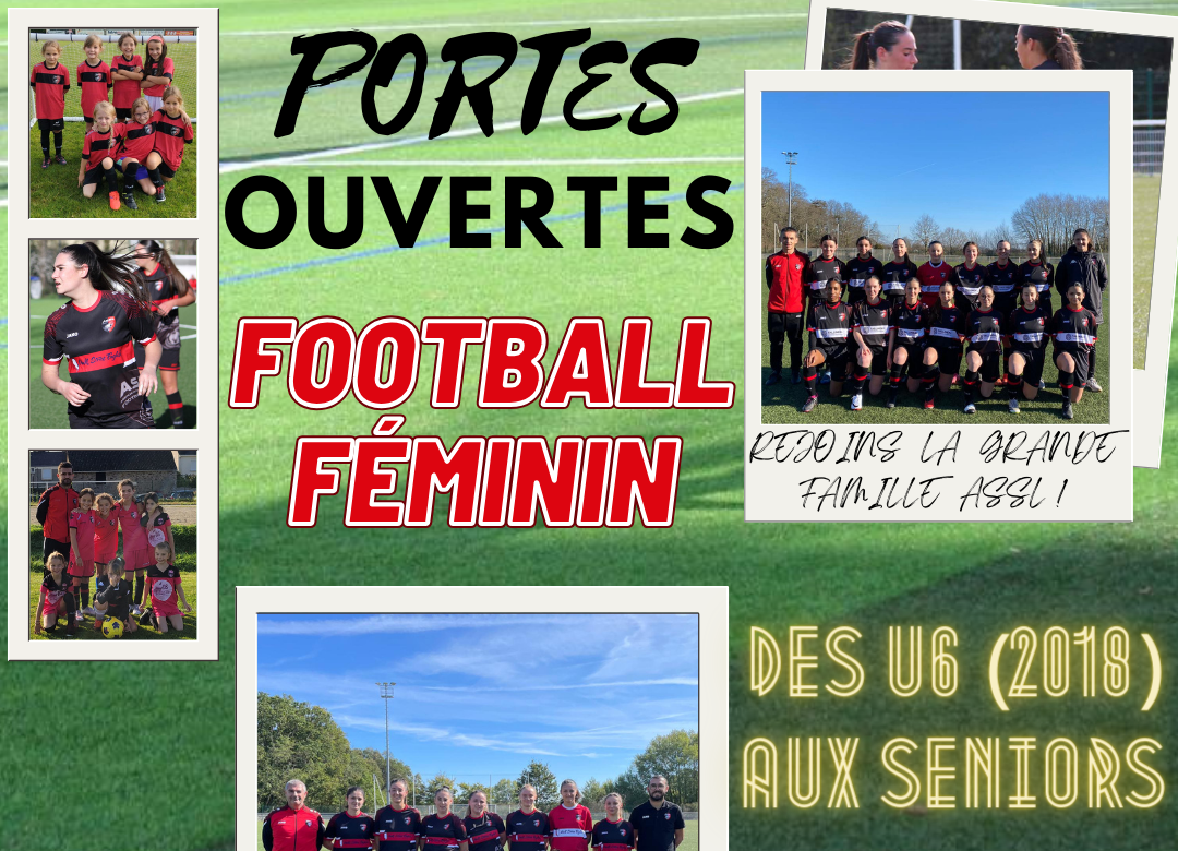 Actualité Portes ouvertes foot féminin club Football AS Sud Loire