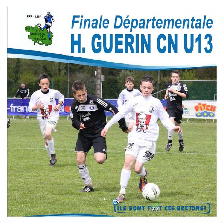 Affiche officielle de la finale départementale (3ème tour) du Challenge Henri Guérin U13 2014