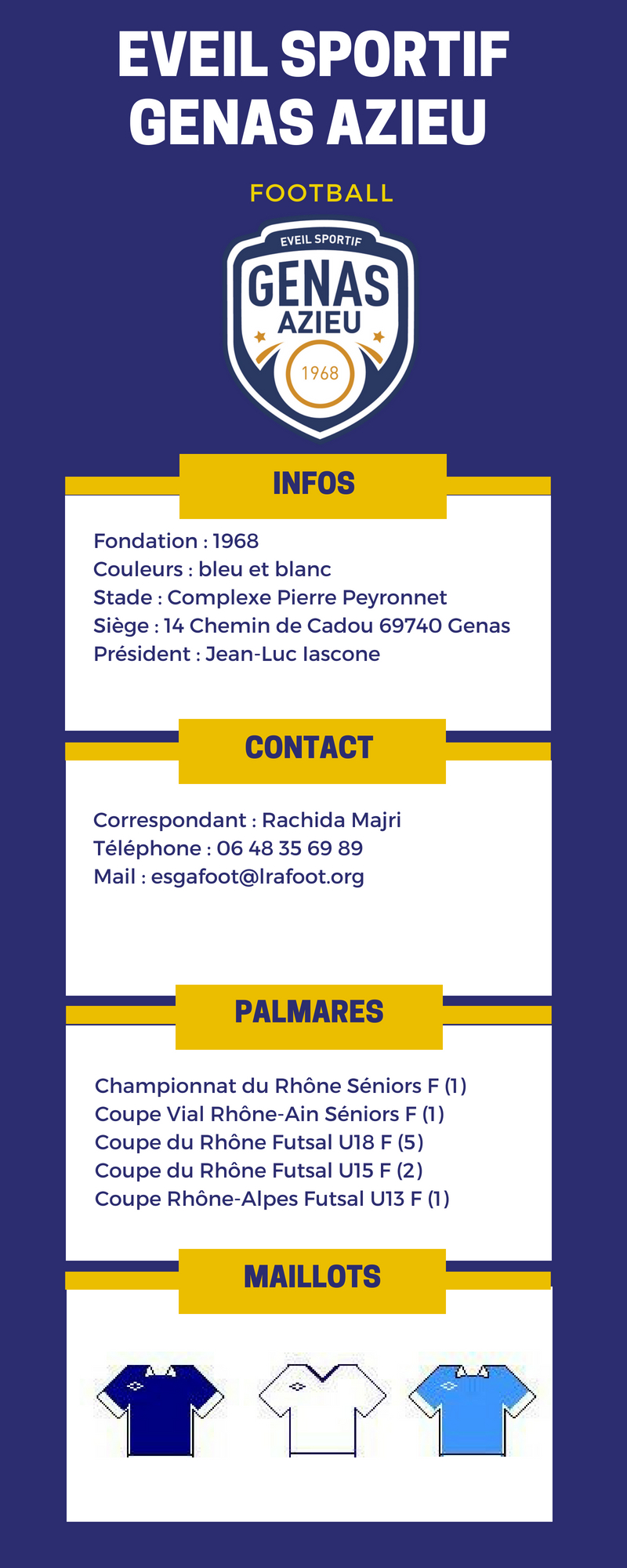 calendrier rencontres sportives