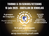 Tournoi U-19/Seniors/Véterans le 15 juin 2025!