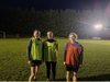 Avec Judith absente sur la photo,  Noély,Jade et Edeline, les nouvelles jeunes recrues des féminines. - FOOTBALL CLUB BRIFFONS PERPEZAT