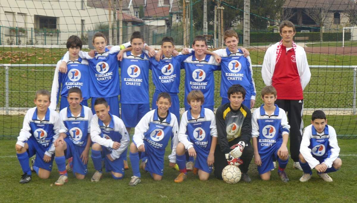 Equipe - U15 - 2ème division Poule B - club Football US CHATTE - Footeo