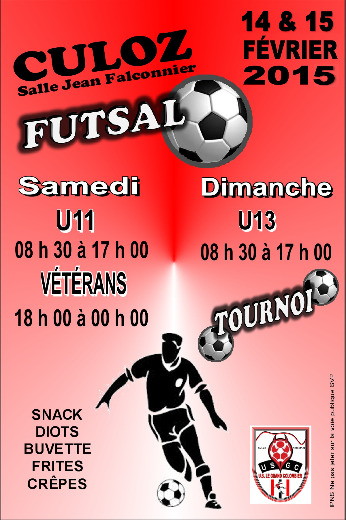 Actualité Les Tournois Futsal U11 And U13 Sont Complets Club Football