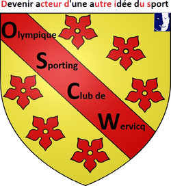 logo du club olympique sporting club de wervicq