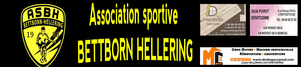 AS BETTBORN HELLERING : site officiel du club de foot de HELLERING LES FENETRANGE - footeo