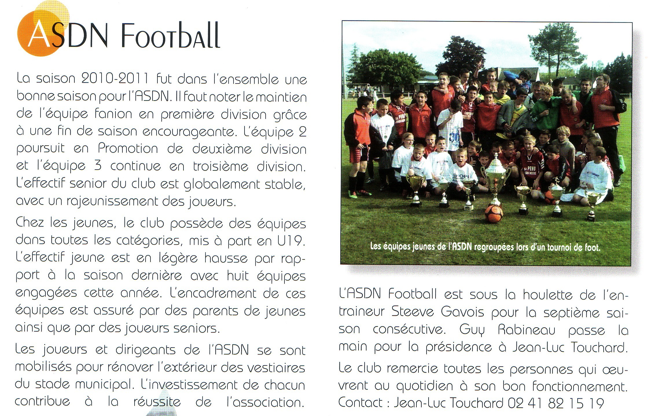 Article d'ASDN Football