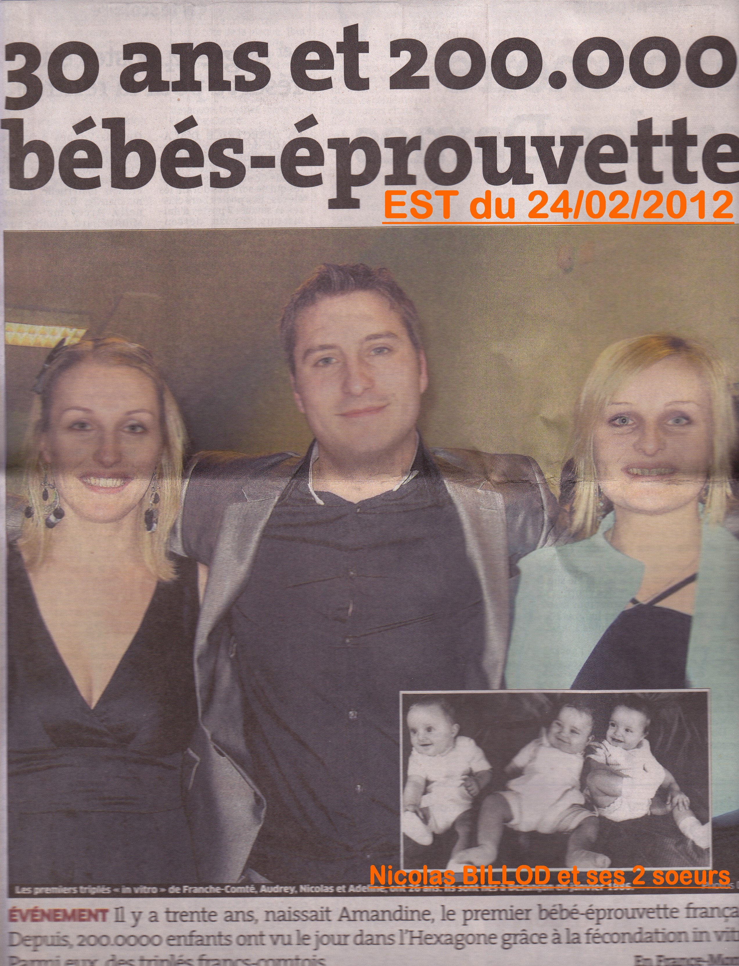 24 02 12 Nicolas Un Bebe Eprouvette Au Club Club Football Fc Montfaucon Morre Gennes La Veze Footeo