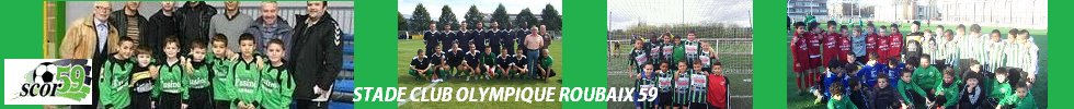 STADE CLUB OLYMPIQUE ROUBAIX 59 : site officiel du club de foot de Roubaix - footeo