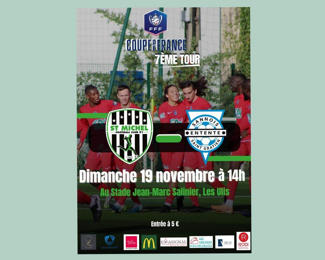 Actualité 7ème Tour De La Coupe De France Club Football Saint Michel Football Club 91 6021