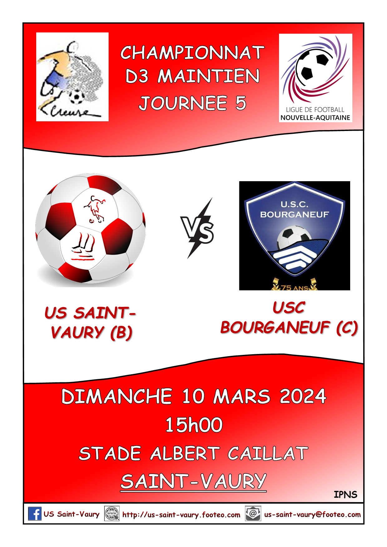 Affiche - Match Championnat J5 - USSV(B)-USC BOURGANEUF(C).png